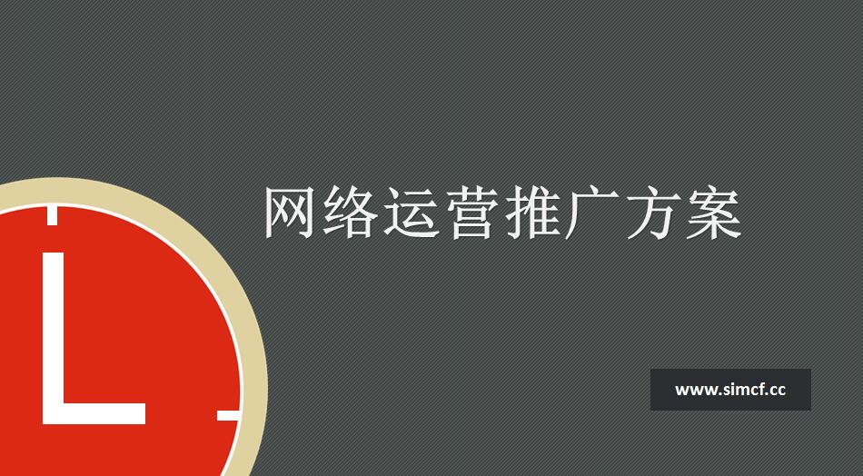 网络运营推广方案(经理级别，内含PPT)